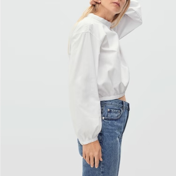 Everlane The Mockneck Bubble Top - Picture 6 of 7